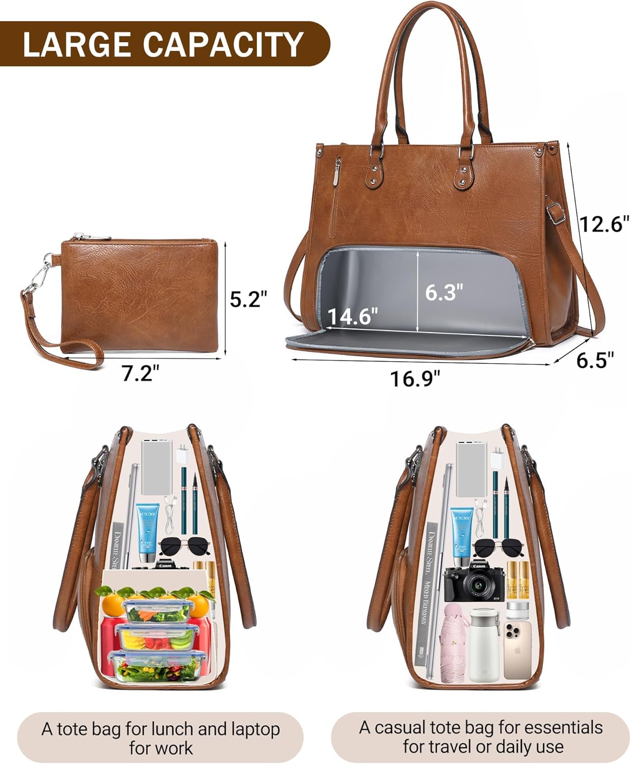 Laptop Backpack 15.6 - 여성 직장인을 위한 2 in 1