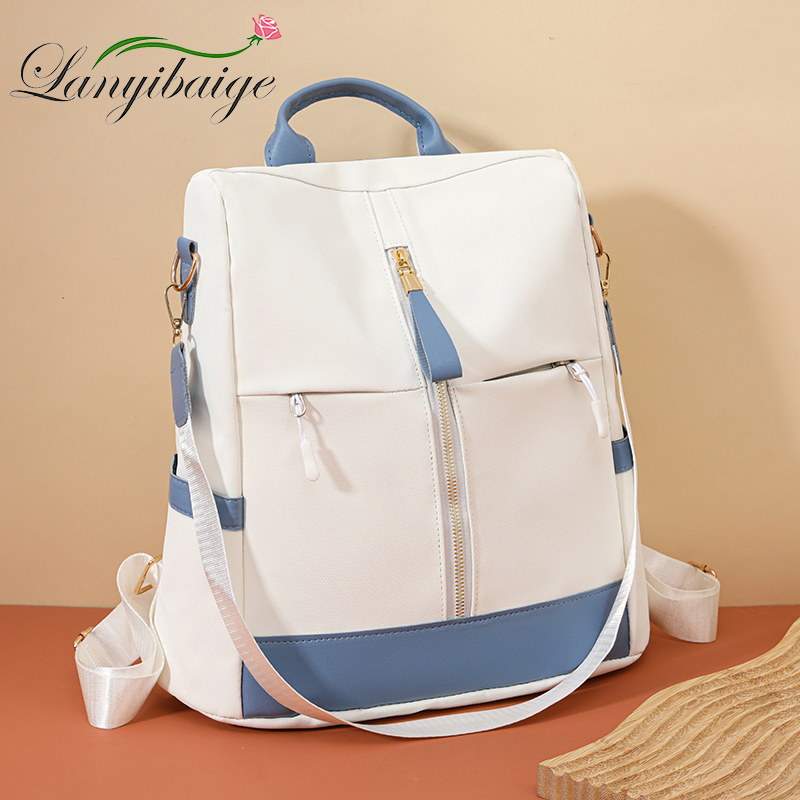 Travel Backpack Anti Theft - 대용량 심플 스타일 여성 배낭 레저