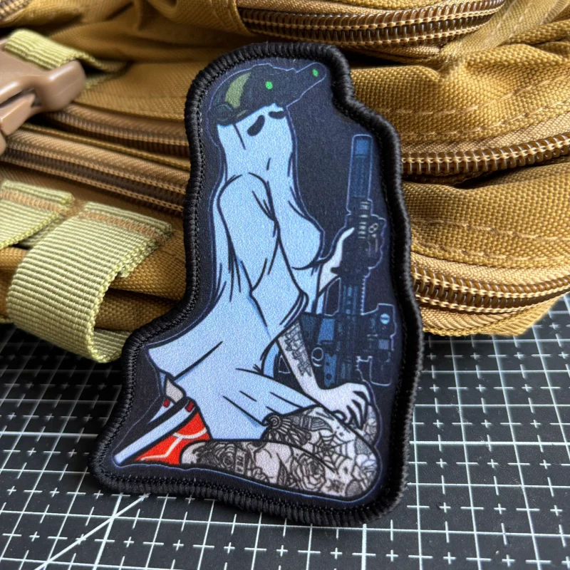 Urban Backpack Tactical - 아름다운 여성 전사 전술 패치 완장