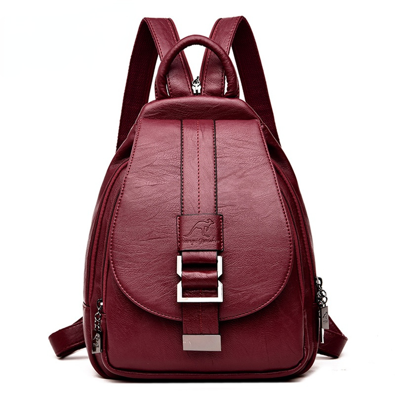 School Backpack Teen - 디자이너 여성용 가죽 백팩, 십대 소녀용