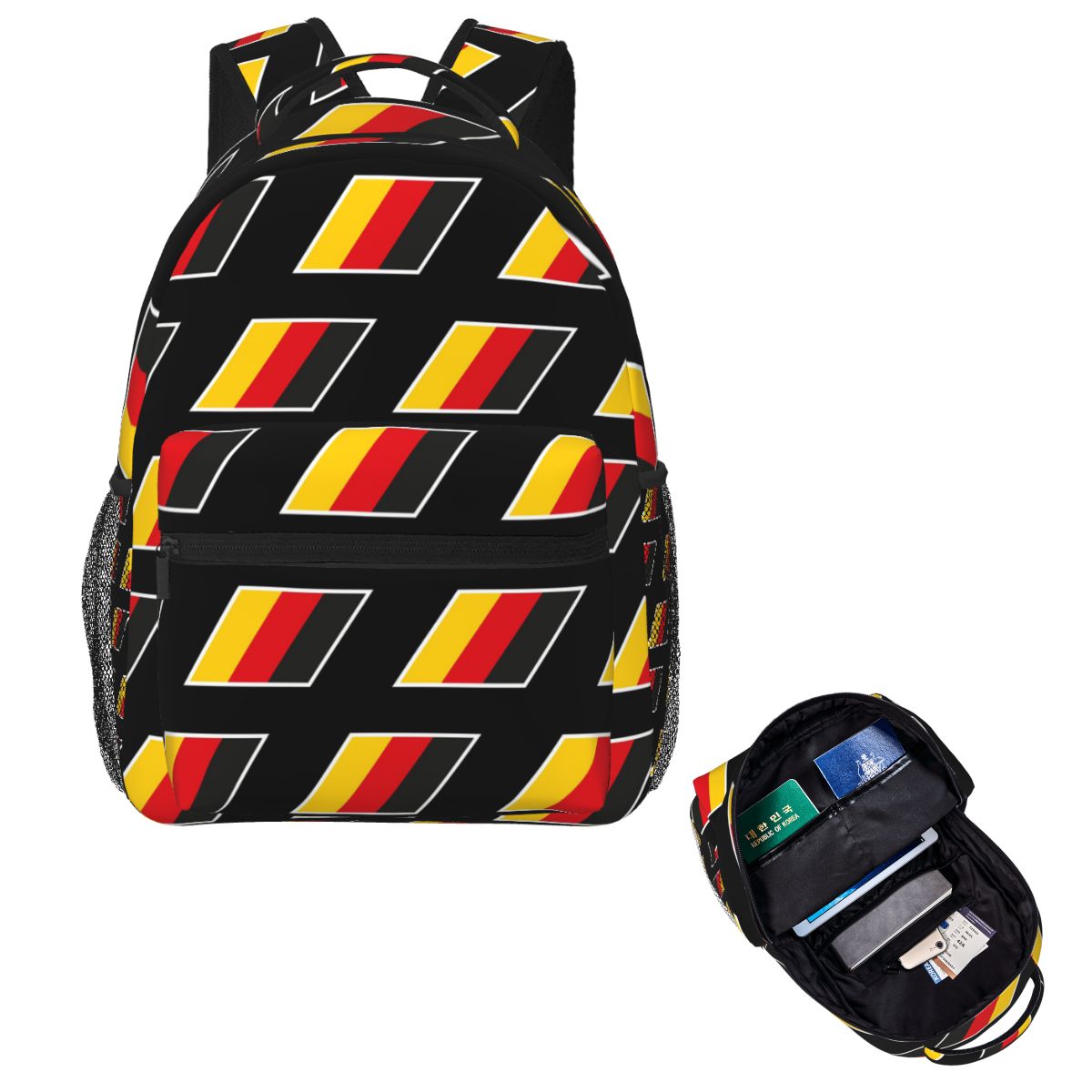 Fashion Backpack Women - 독일 모터스포츠 학생 배낭 학교 가방