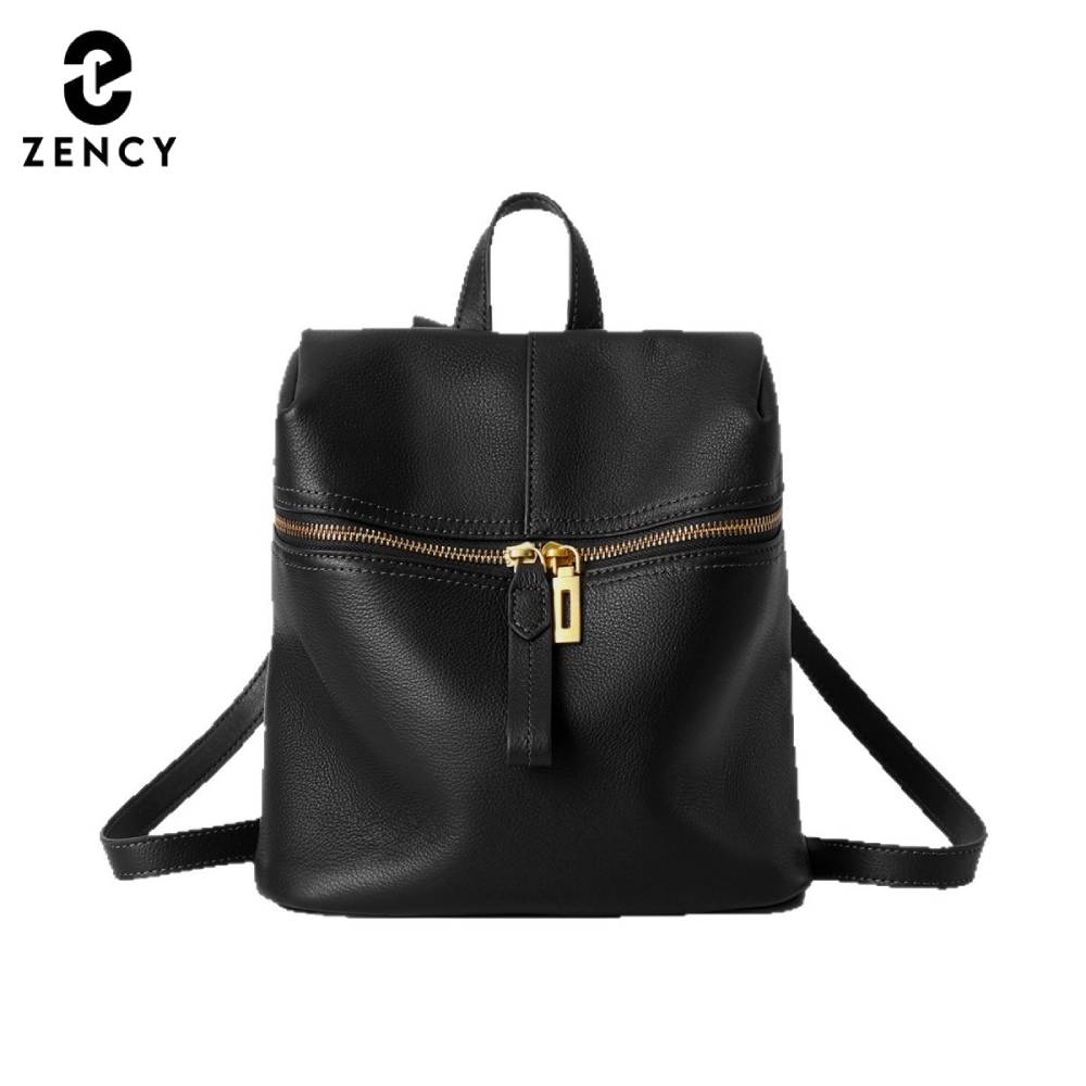 Leather Backpack Vintage - Zency 여성 정품 가죽 배낭 배낭