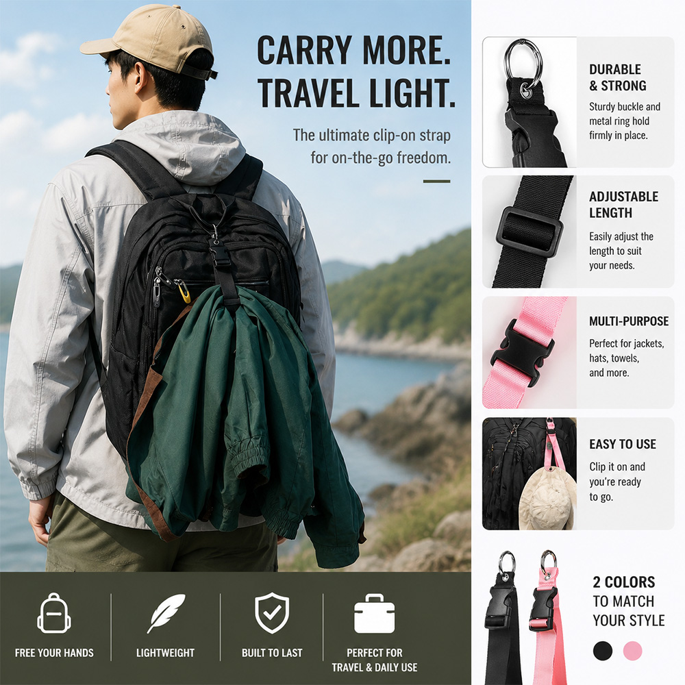 Travel Backpack Anti Theft - 휴대용 도난 방지 수하물 스트랩 내구성