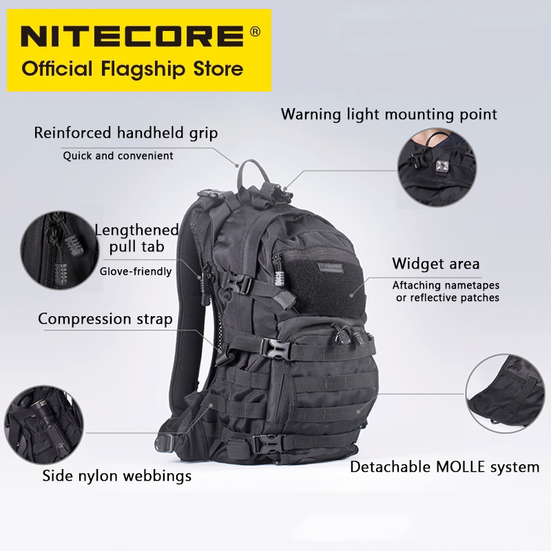NITECORE 남성 여성 여행 배낭, 출퇴근 가방,  - Rucksack Military Style 리뷰 및 가격