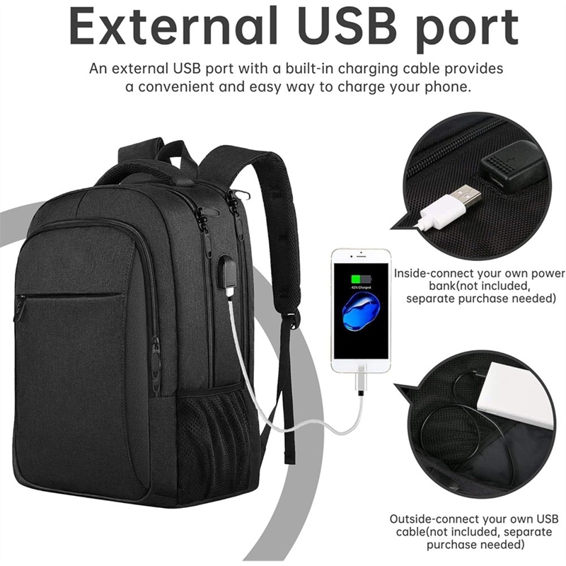 도난 방지 USB 방수 하드쉘 EVA 노트북 백팩 비즈 - Travel Backpack Anti Theft 리뷰 및 가격