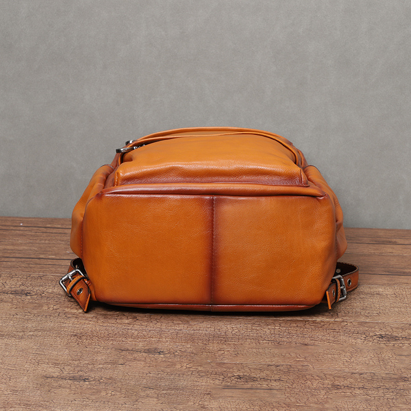 YETTIES 남성용 빈티지 베지터블 태닝 가죽 백팩  - Leather Backpack Vintage 리뷰 및 가격