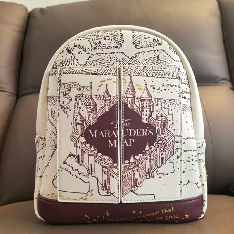 해리포터 지도 프린트 코스프레 여성용 더블 스트랩 숄더 - Fashion Backpack Women 리뷰 및 가격