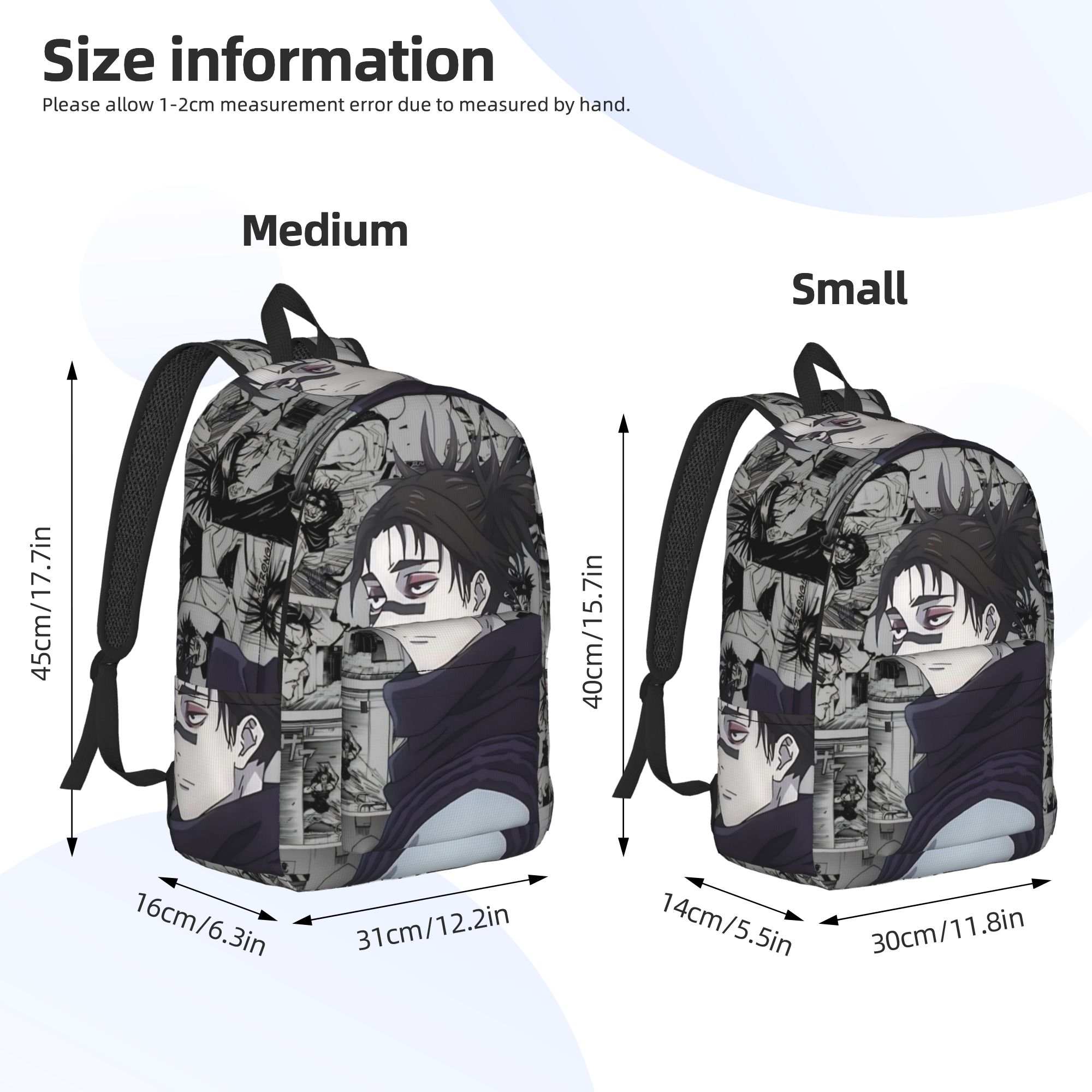 남성 여성용 Choso 만화 배낭 패션 고등학교 작업용 - Fashion Backpack Women 리뷰 및 가격