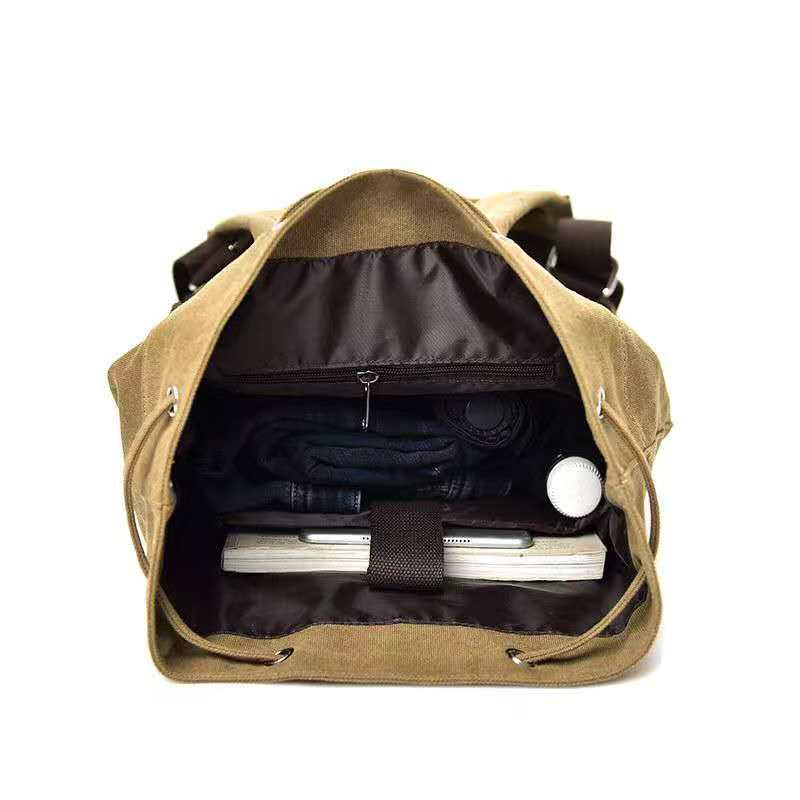 2026 캔버스 백팩 듀얼 숄더 스트랩 대용량 버킷 백 - Canvas Backpack Casual 리뷰 및 가격