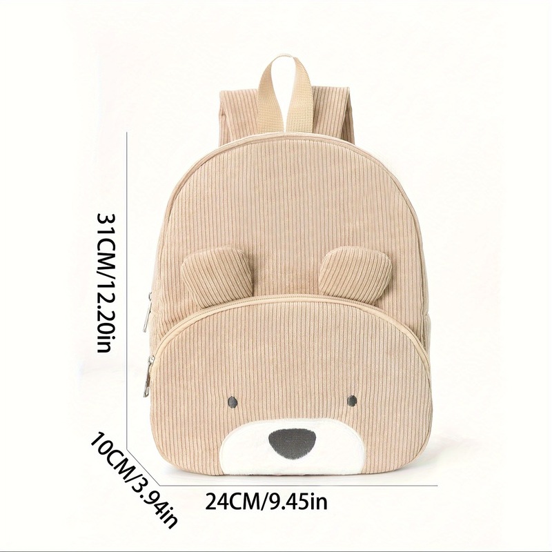 귀여운 곰돌이 코듀로이 초등학생 가방, 패셔너블한 캐주 - Canvas Backpack Casual 리뷰 및 가격