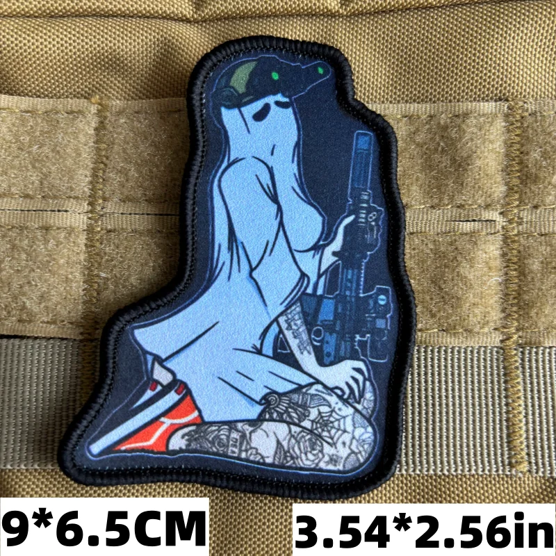 아름다운 여성 전사 전술 패치 완장 사기 배지 인쇄 유 - Urban Backpack Tactical 리뷰 및 가격