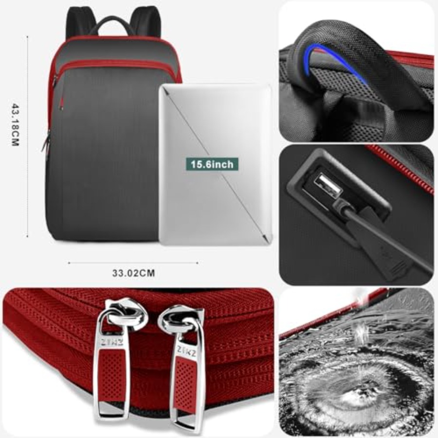 슬림하고 확장 가능한 15 15.6 16인치 노트북 백 - Laptop Backpack 15.6 리뷰 및 가격