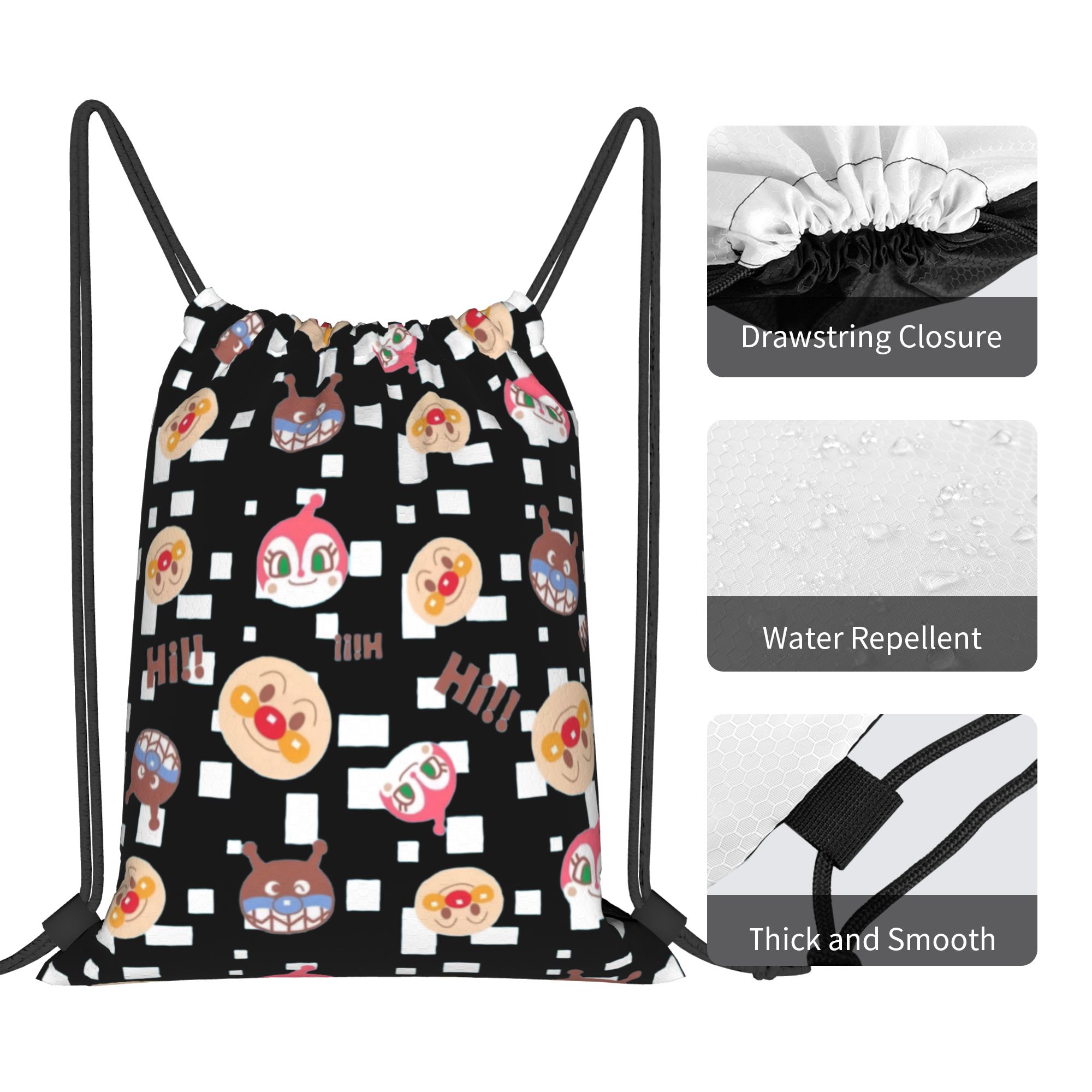 맞춤형 Anpanmans Drawstring 배낭 가방 - Drawstring Gym Bag 리뷰 및 가격
