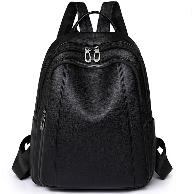 고품질 가죽 배낭 여성 대용량 배낭 지갑 여성 빈티지  - Leather Backpack Vintage 리뷰 및 가격