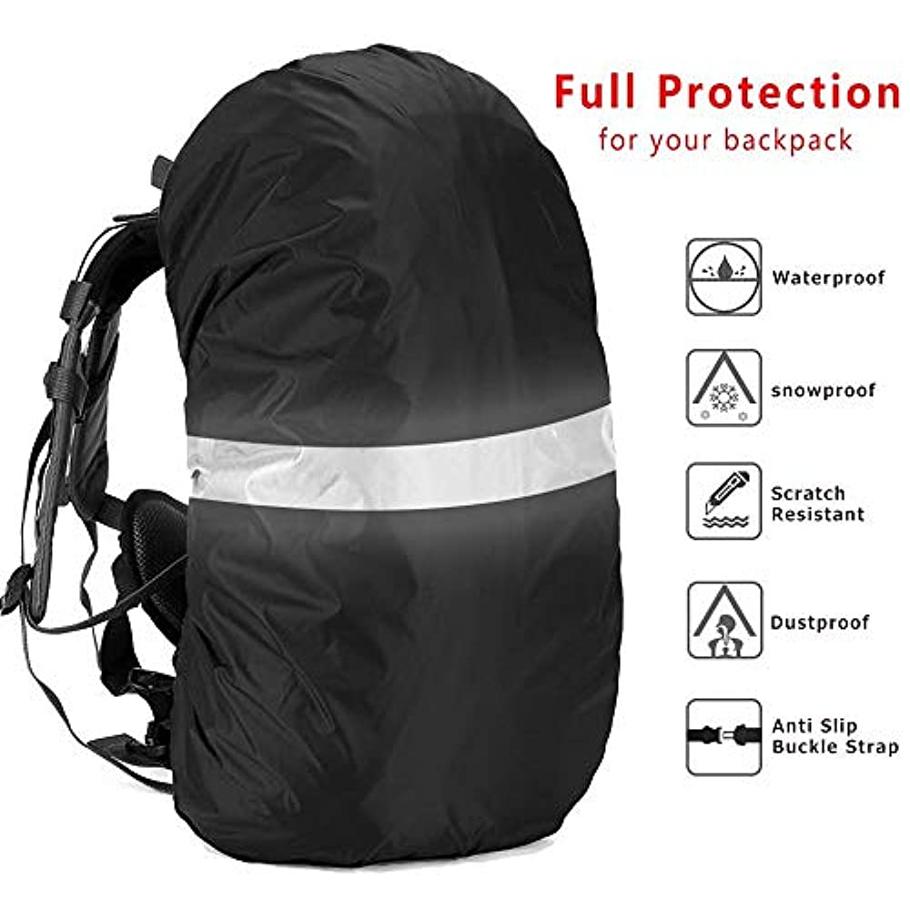 방수 배낭 레인 커버, 스트랩 포함 반사 배낭 커버,  - Rain Cover Backpack 리뷰 및 가격
