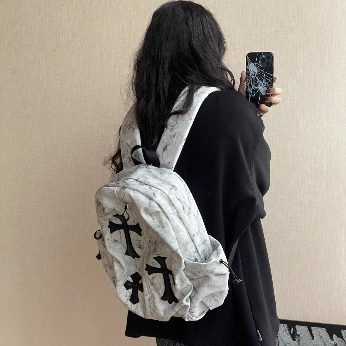 패션 대용량 십대 남녀 공용 백팩 고등학생 대학생용 가 - School Backpack Teen 리뷰 및 가격