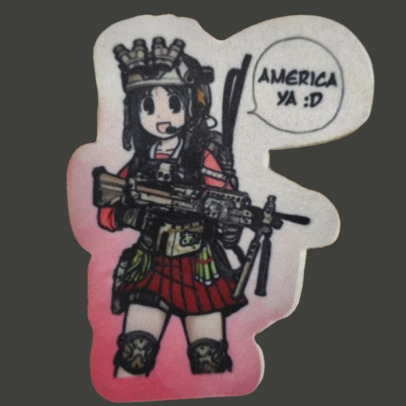 애니메이션 소녀 전술 패치 군사 사기 인쇄 배지 후크  - Urban Backpack Tactical 리뷰 및 가격