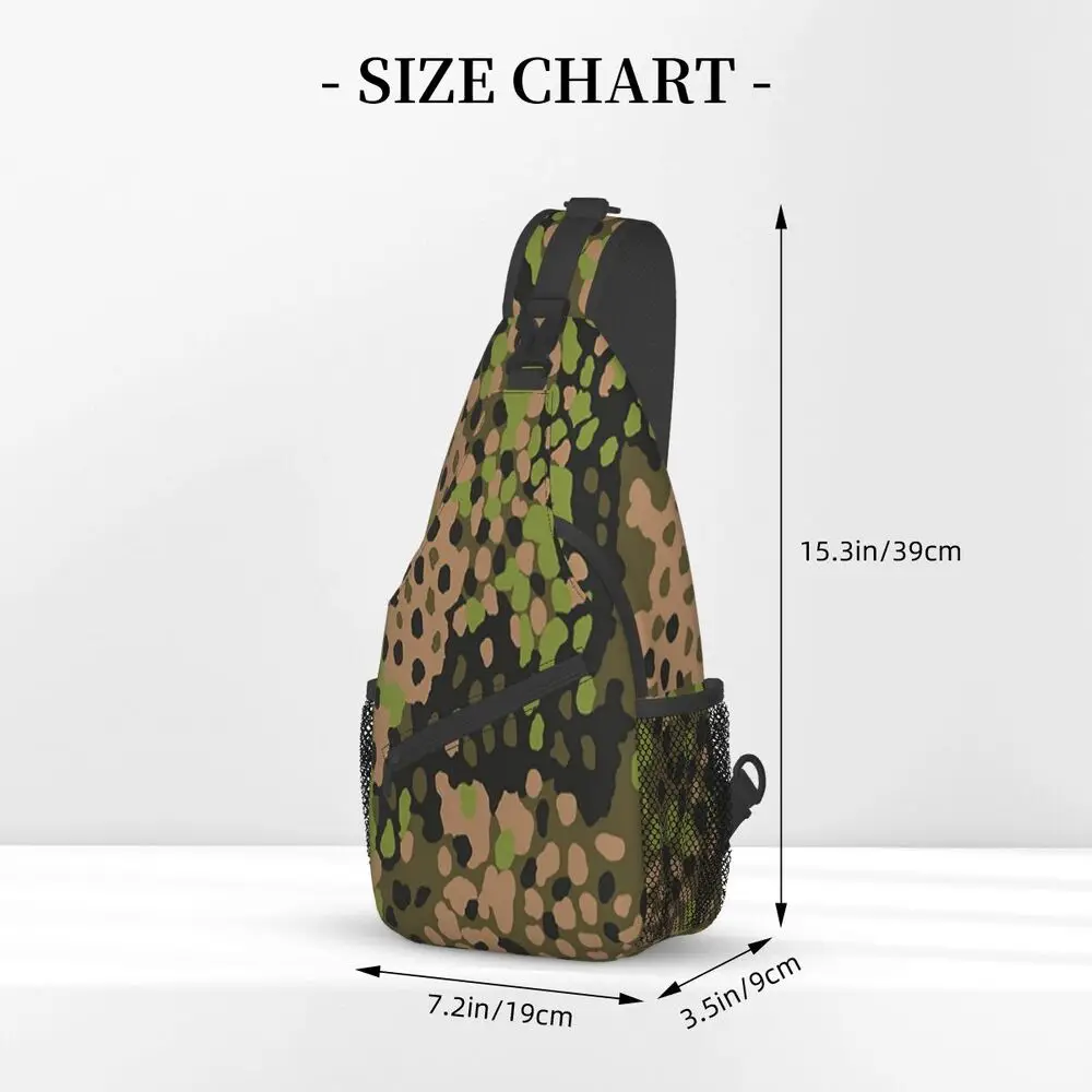 WW2 SS Erbsentarn 위장 크로스바디 슬링백 - Sling Backpack Shoulder 리뷰 및 가격