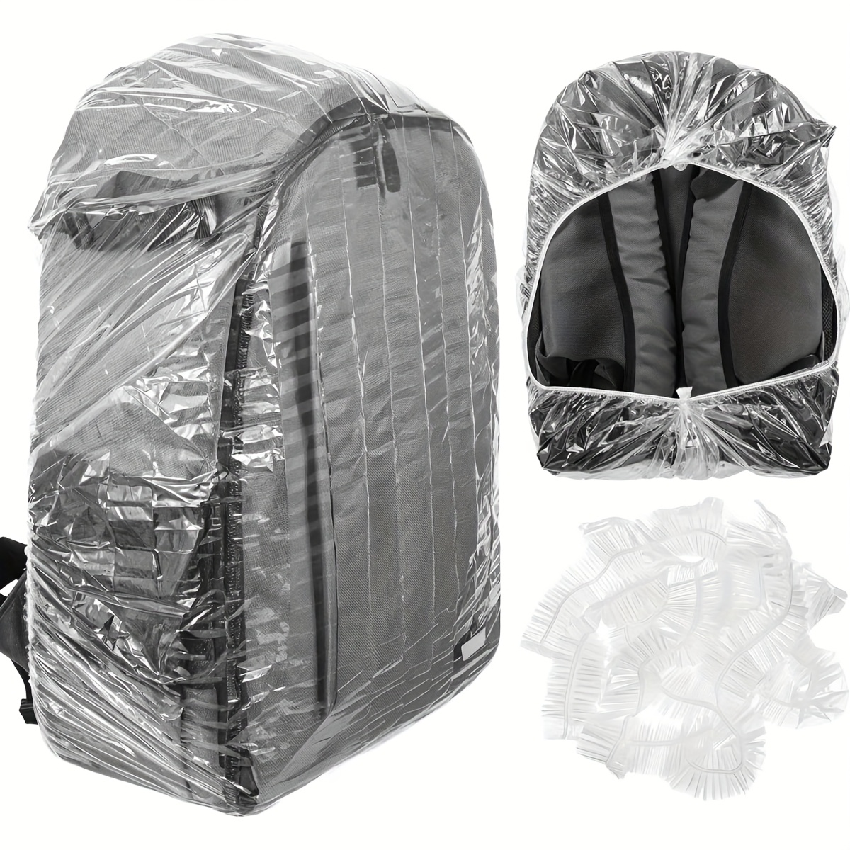 10Pcs 탄성 일회용 배낭 레인 커버 하이킹 사이클링 - Rain Cover Backpack 리뷰 및 가격