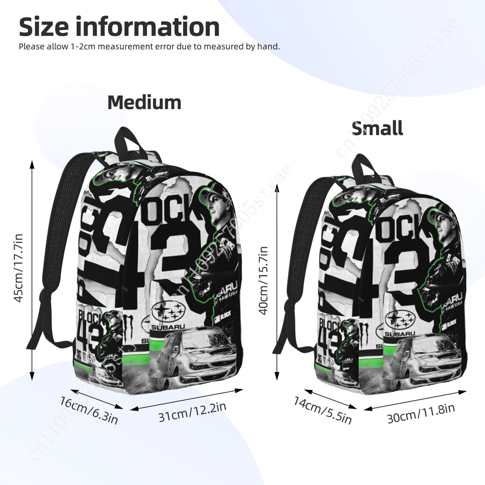 Ken Block 43 맞춤형 캔버스 경량 배낭 패션  - Canvas Backpack Casual 리뷰 및 가격