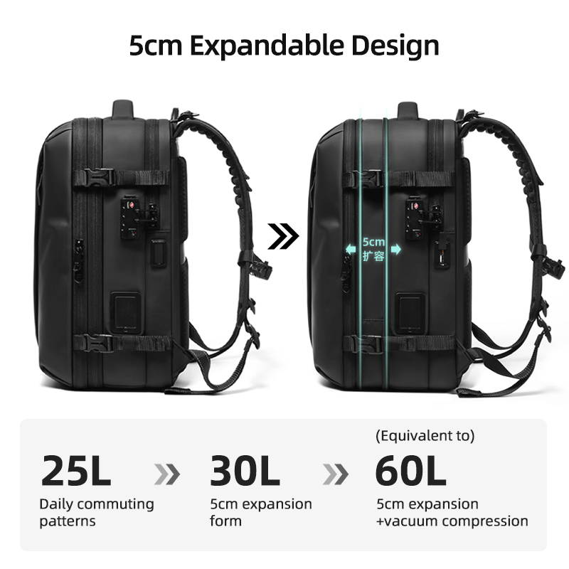 남성용 여행 백팩 원클릭 스타트 펌프 진공 압축 17인 - Travel Backpack Anti Theft 리뷰 및 가격