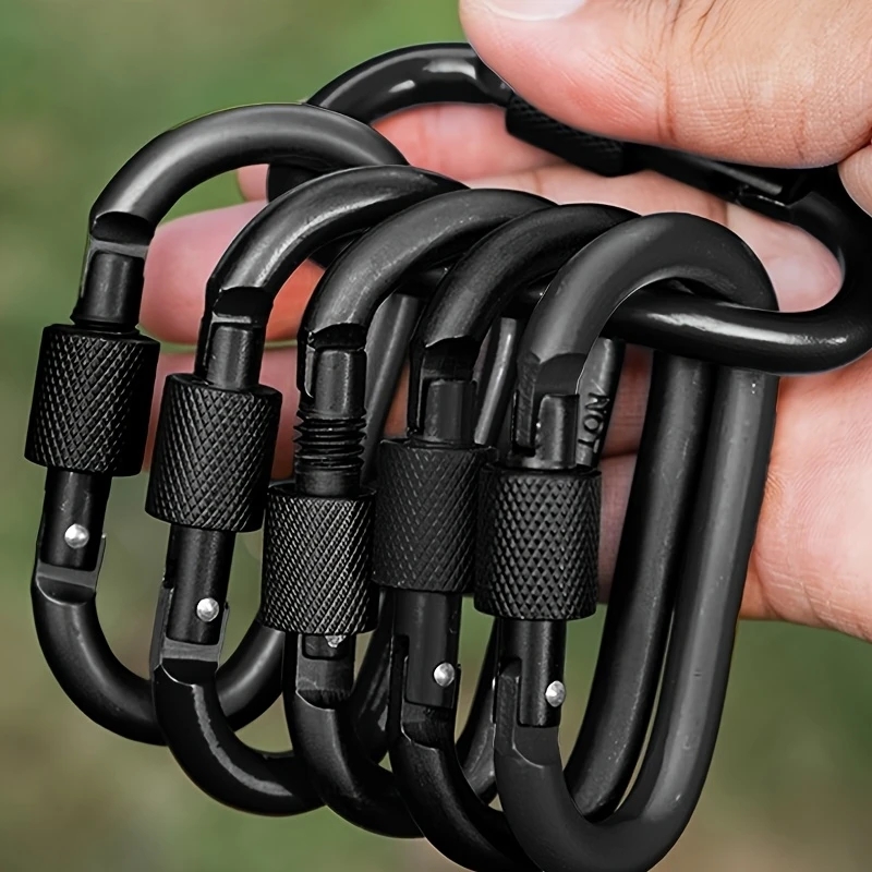4Pcs 알루미늄 합금 D-링 Carabiner 해먹  - Backpack Insert Organizer 리뷰 및 가격