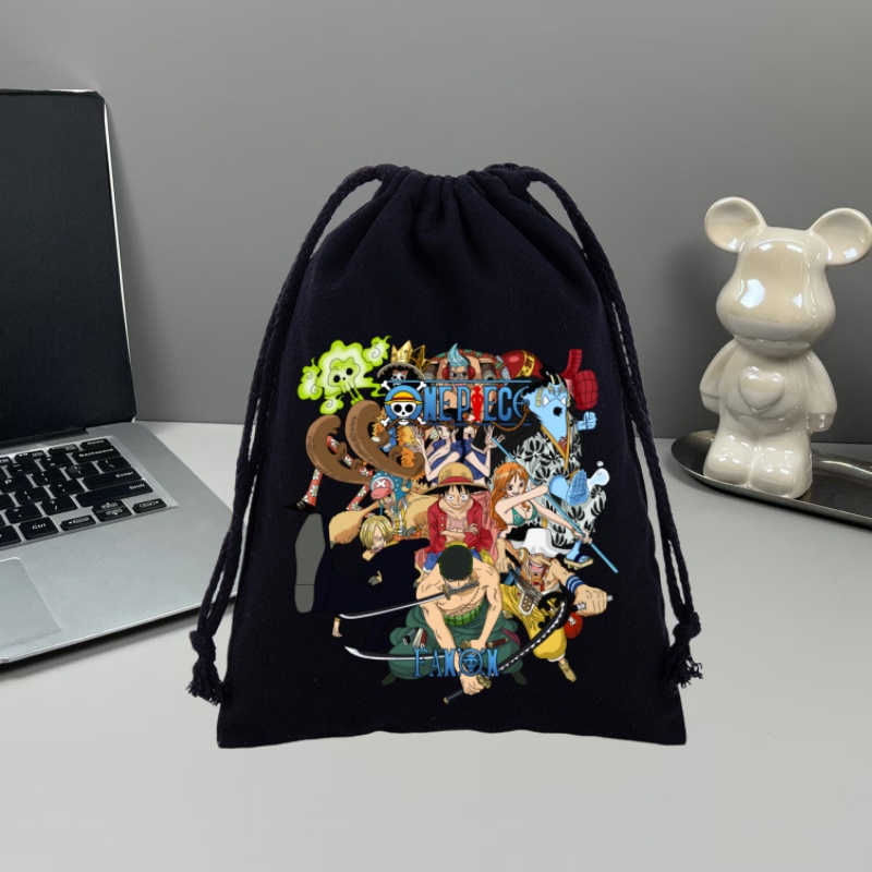 애니메이션 원피스 드로스트링 백팩 루피 로로노아 조로  - Drawstring Gym Bag 리뷰 및 가격